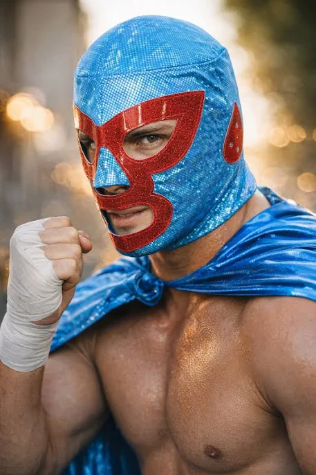 Nacho Libre Pro-Grade Lycra Lucha Mask — alternative to Chappell Roan's look