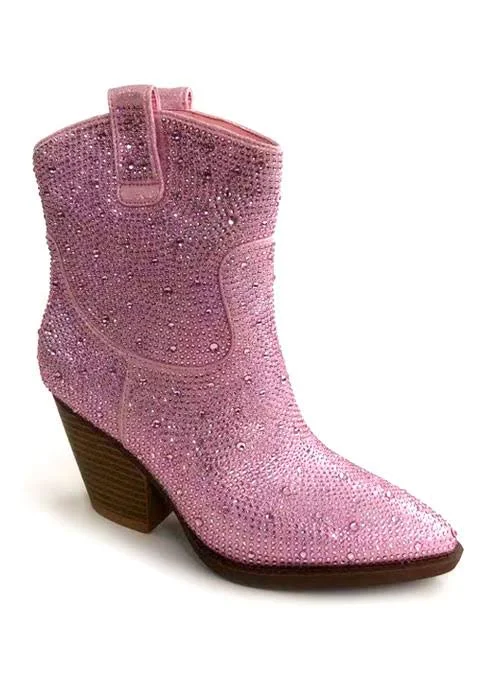 Rhinestone Cowgirl Western Booties