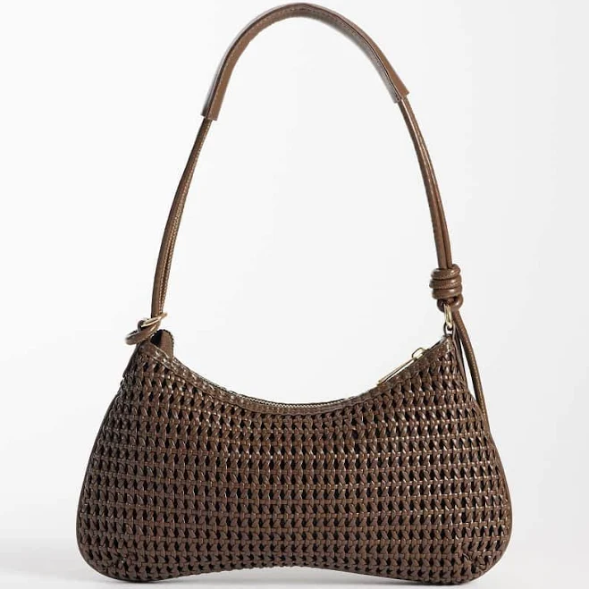 ASOS Woven Shoulder Bag with Knot Detailing