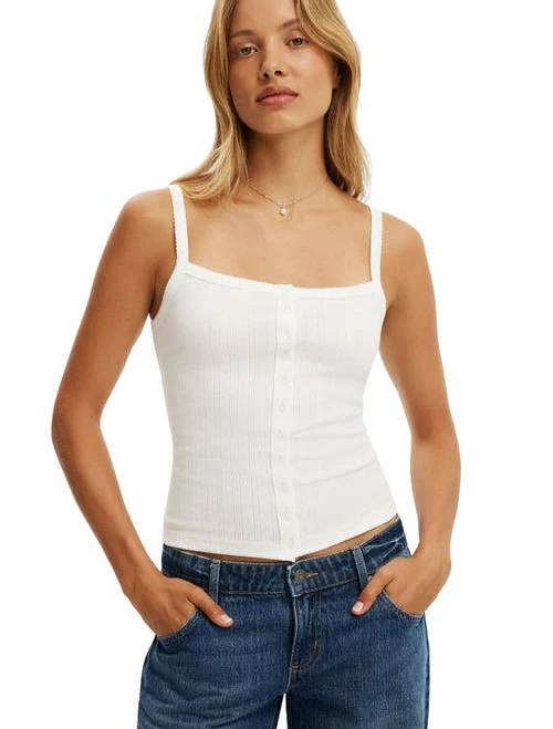 Cotton On Women's Henley Tank