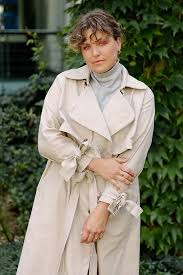 E-Book JULIANA MARTEJEVS Trenchcoat Damen | Stoffe Hemmers